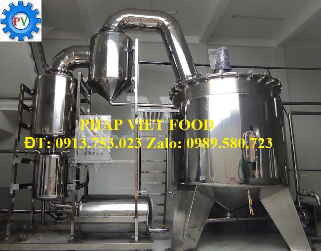 Máy cô đặc nước mắm may co nuoc mam 4m3 phu quoc
