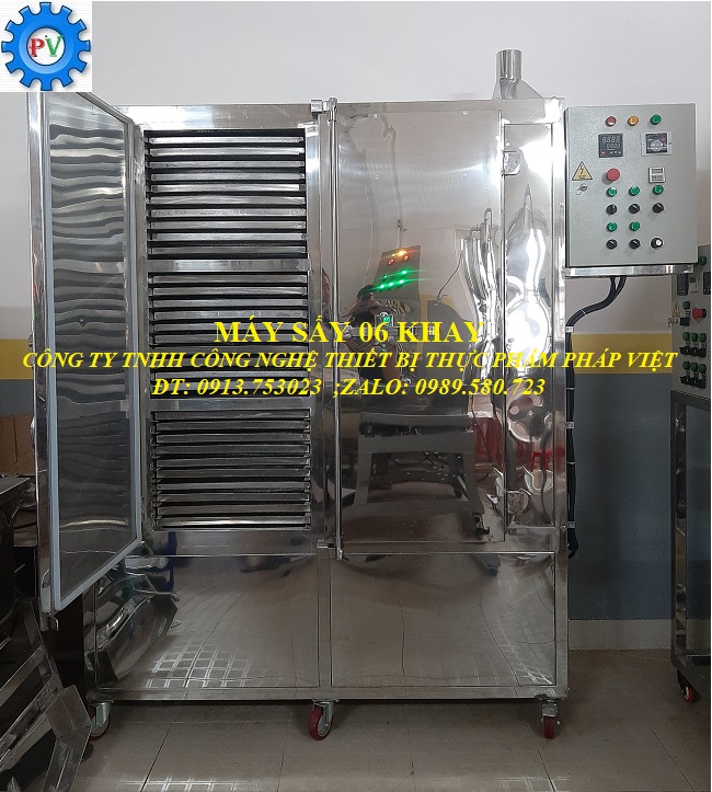 Thiết bị sấy buồng may say 60 khay