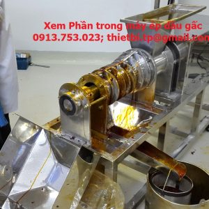 Máy ép dầu gấc