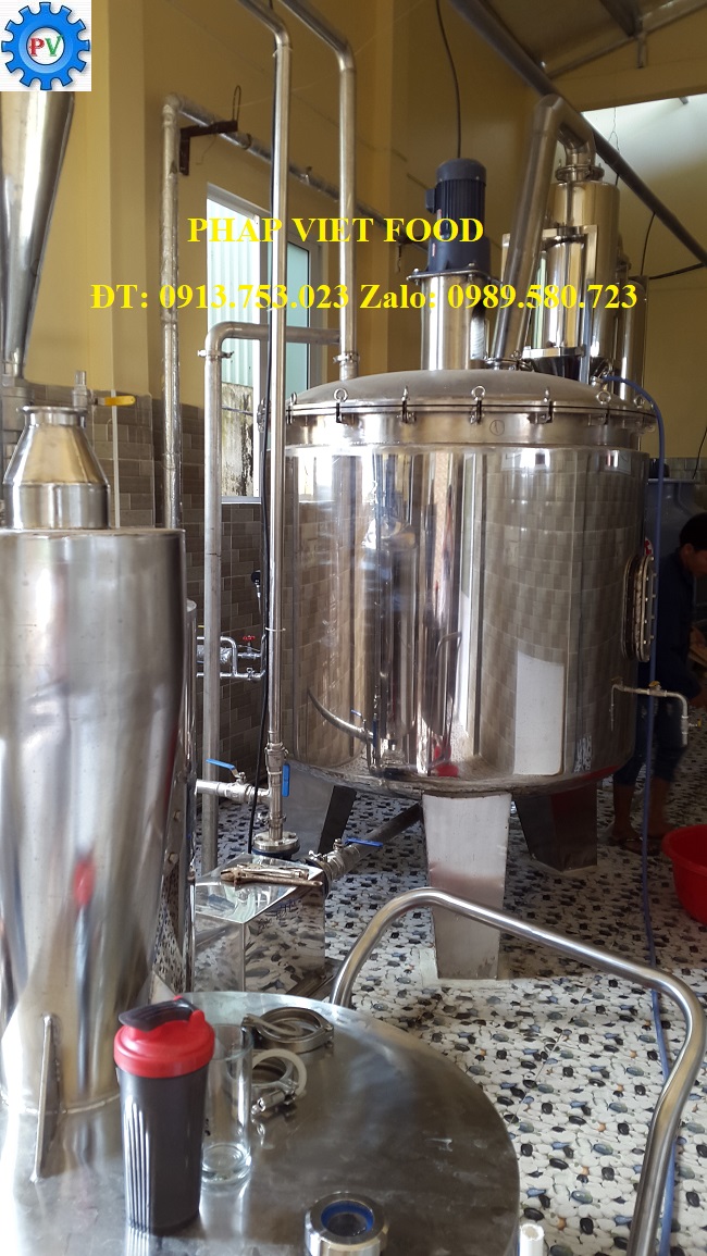 Máy cô đặc nước mắm nuoc mam 2m3 nha trang 2
