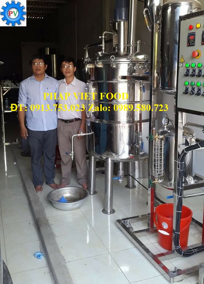 Máy cô đặc nước mắm nuoc mam 300 lit quang ngai 1
